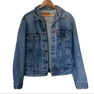 Vintage Levi’s 1980’s Jean Denim Jacket Blue Rare Mens 40